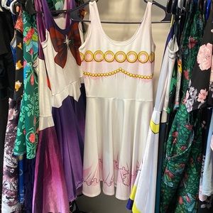 Rare No longer made! Sailor Moon/Princess Serenity Living Dead Skater Dress M